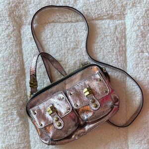 orYANY Shiny Rose Gold Crossbody Bag